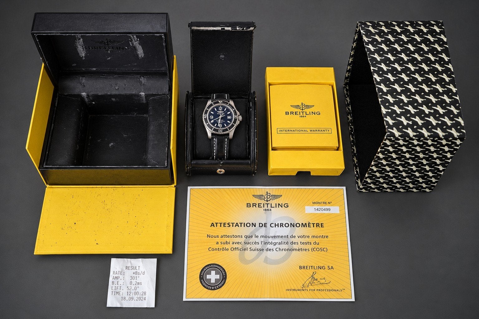 Breitling Superocean 2000m 44 FULL SET (Goedkoopste), Ophalen of Verzenden