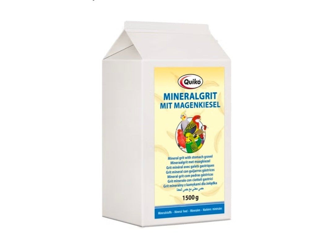 Quiko Mineraalgrit met Maagkiezels voor Siervogels, 1.500 g, Ophalen, Nieuw, Eten en Drinken