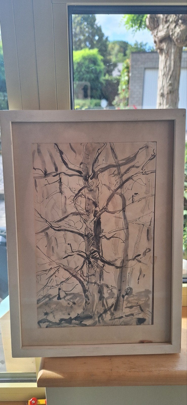 tekening Luk Van Soom, Ophalen