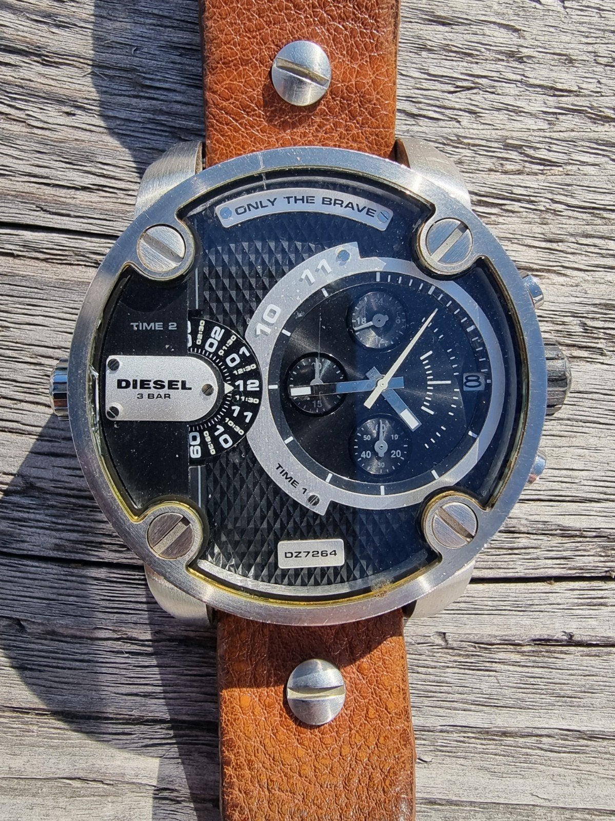 Montre Diesel pour homme, Montre-bracelet, Autres marques, Enlèvement ou Envoi, Cuir