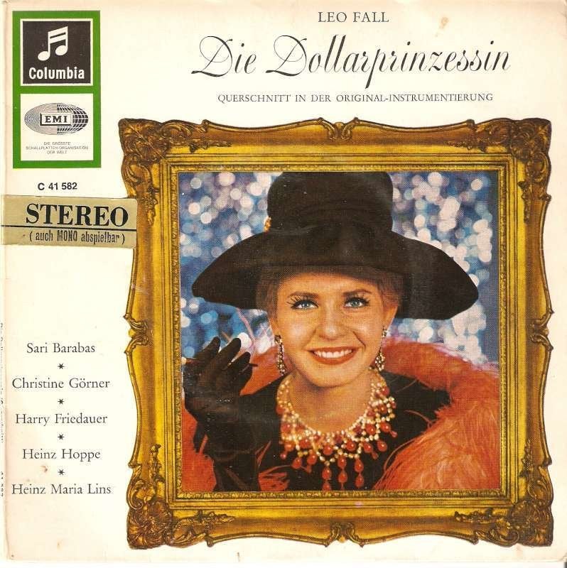 EP Operette - Leo Fall - Die Dollarprinzessin, CD & DVD, Vinyles Singles, Enlèvement ou Envoi, 7 inch, Comme neuf, Classique