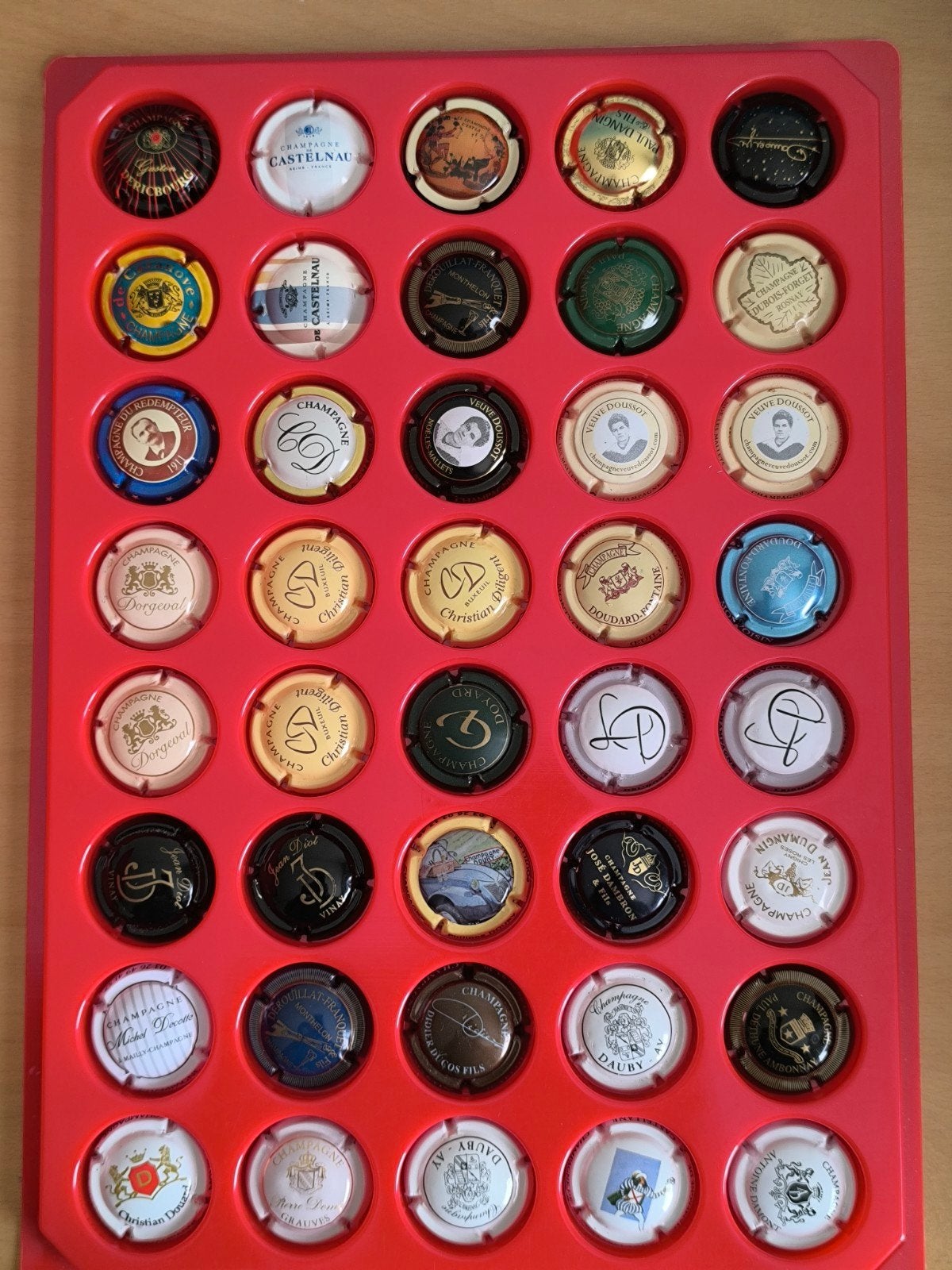 Champagne capsules vrij uit te kiezen beginnend met D - E, Verzamelen, Ophalen of Verzenden