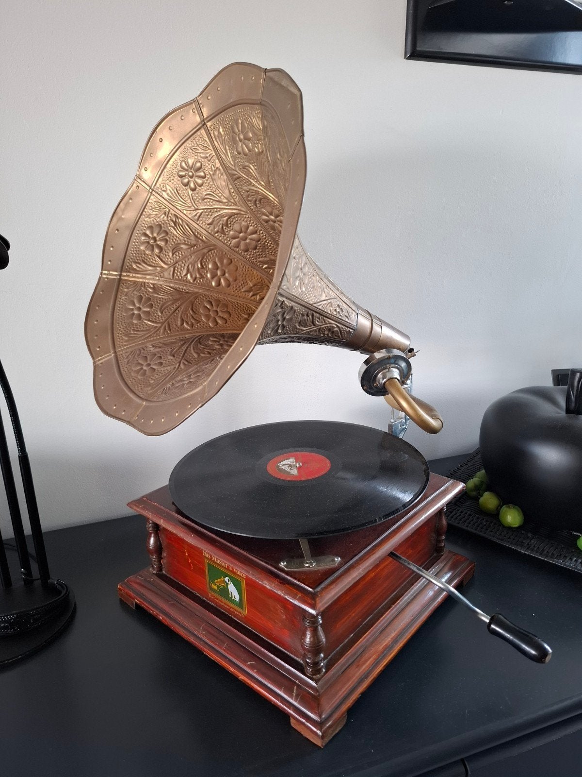 Patephone, gramophone, phonographe, la voix de son maître, v, Enlèvement