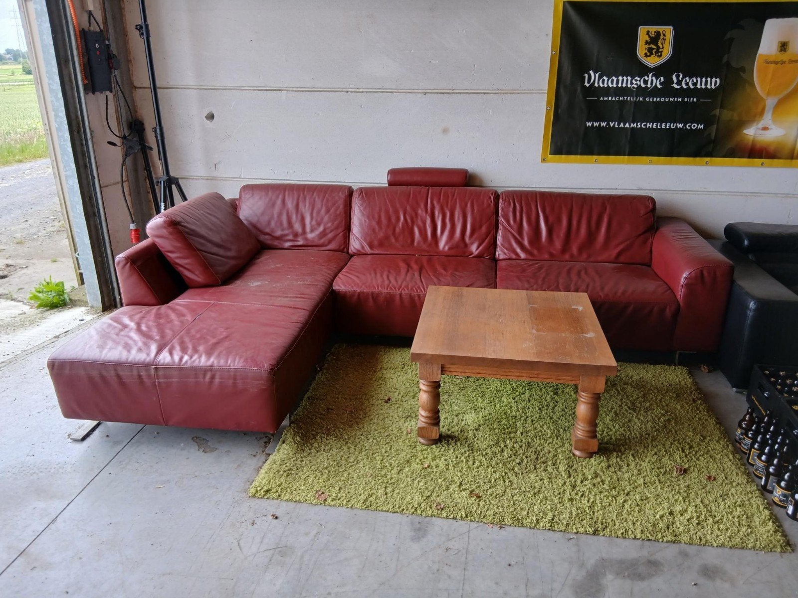 Rode hoekzetel leder, Ophalen