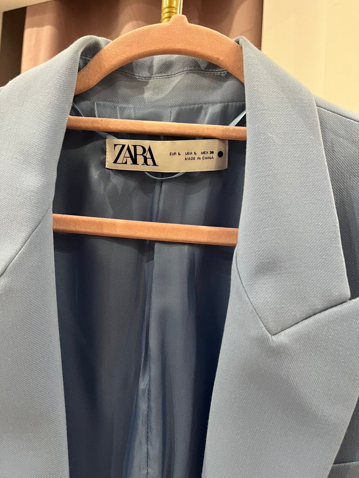 Zara-kostuum voor dames, Kleding | Heren, Ophalen of Verzenden, Zo goed als nieuw, Maat 52/54 (L), Blauw