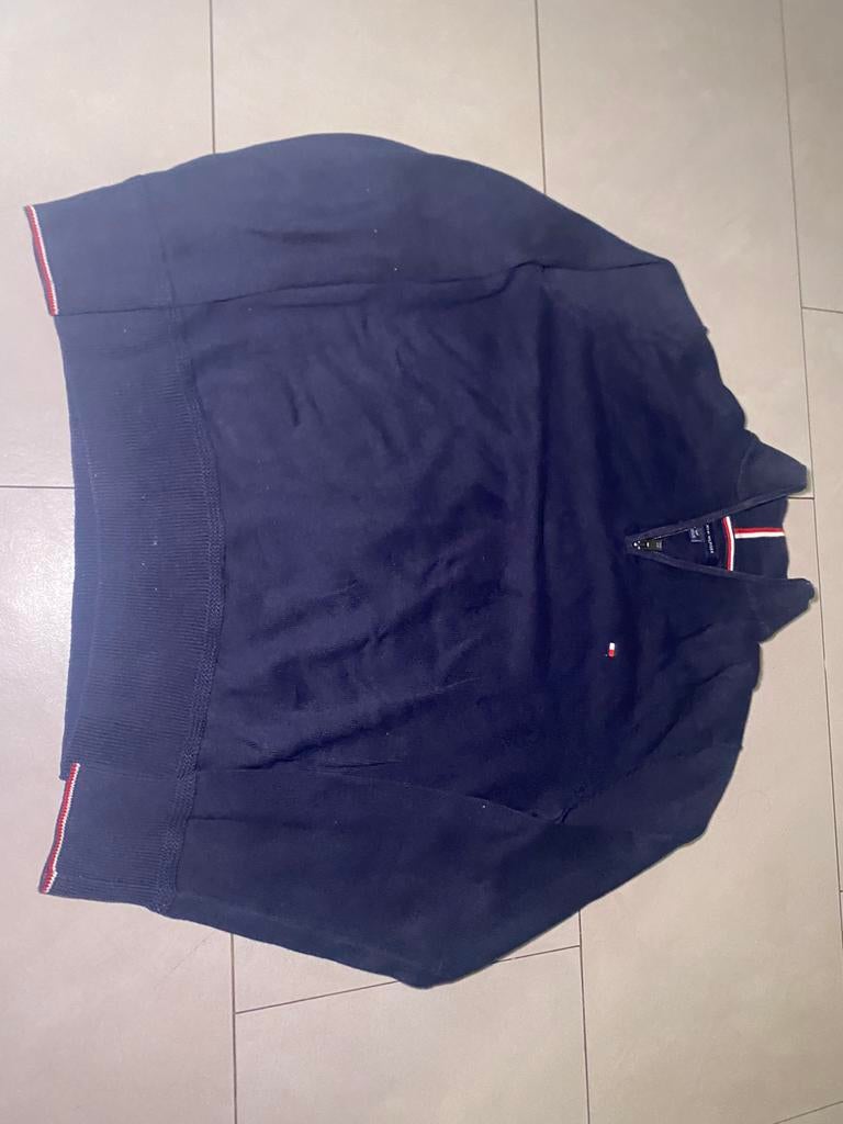 Polo 1/4 de Tommy Hilfiger bleu marine, Vêtements | Hommes, Polos, Envoi, Comme neuf, Bleu