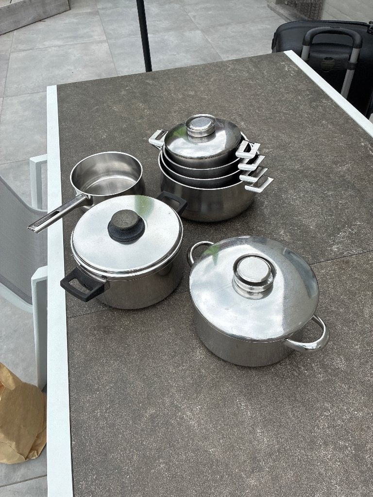 Kookpotten, Huis en Inrichting, Ophalen, Inox, Demeyere, Gebruikt