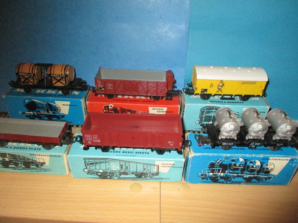 Marklin 6 wagons marchandises, Enlèvement ou Envoi, Utilisé, Wagon, Märklin