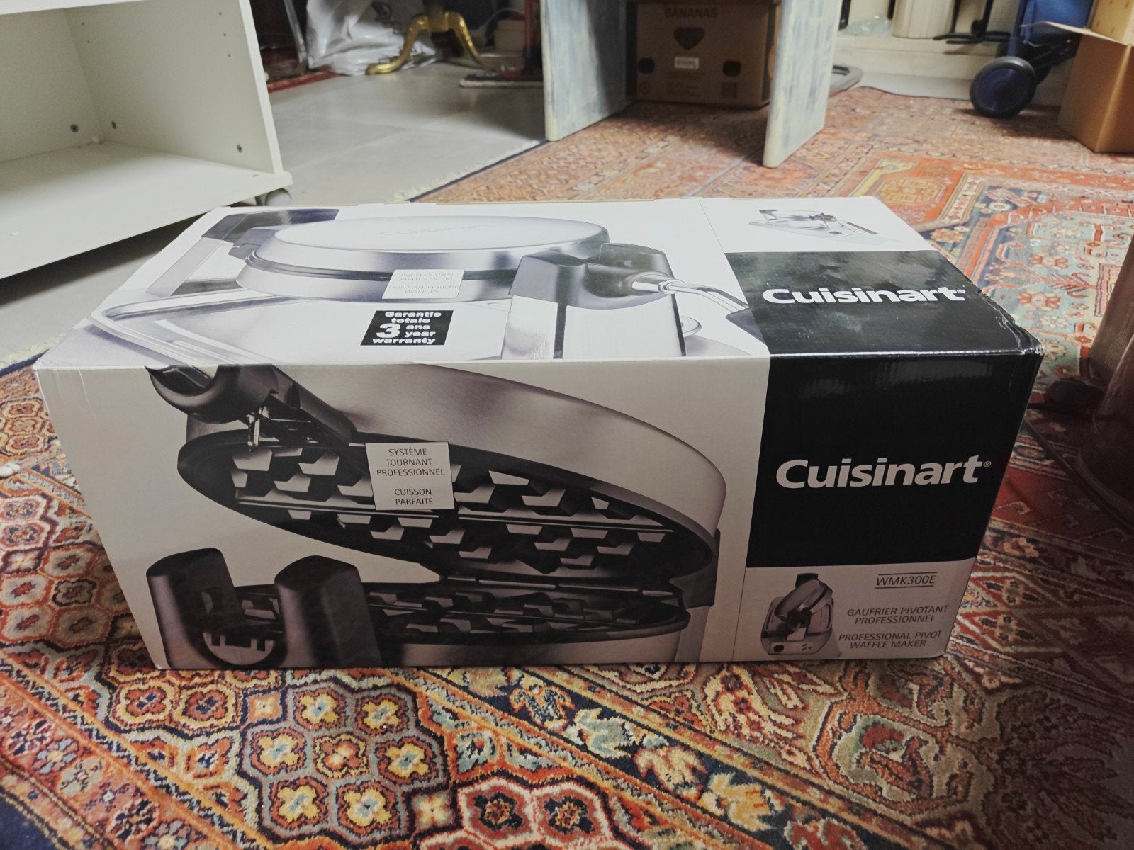 Cuisinart kantelende wafelijzer, Ophalen