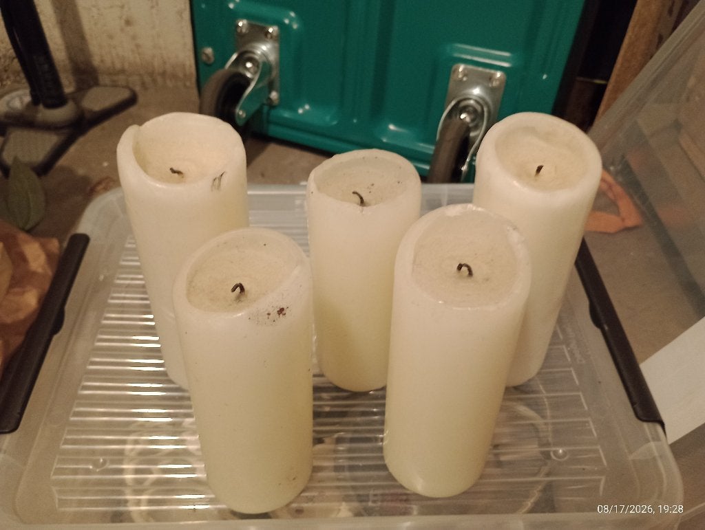 A DONNER lot de bougies pour pique-cierges halloween, Enlèvement, Utilisé, Bougie, Autres matériaux