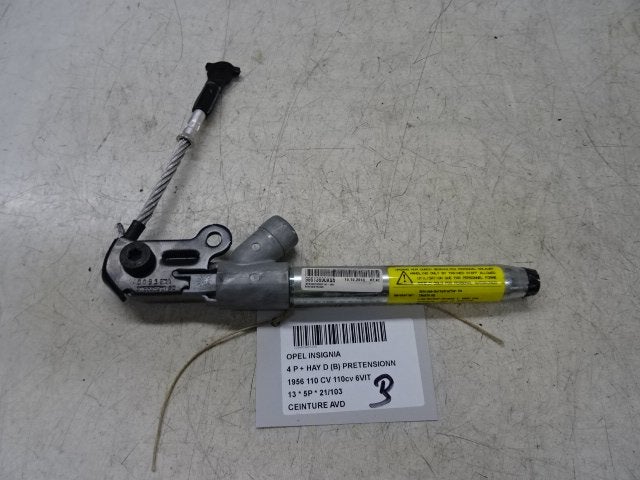 VEILIGHEIDSGORDEL RECHTS VOOR Opel Insignia (99613690XS5), Auto-onderdelen, Interieur en Bekleding, Gebruikt, Opel