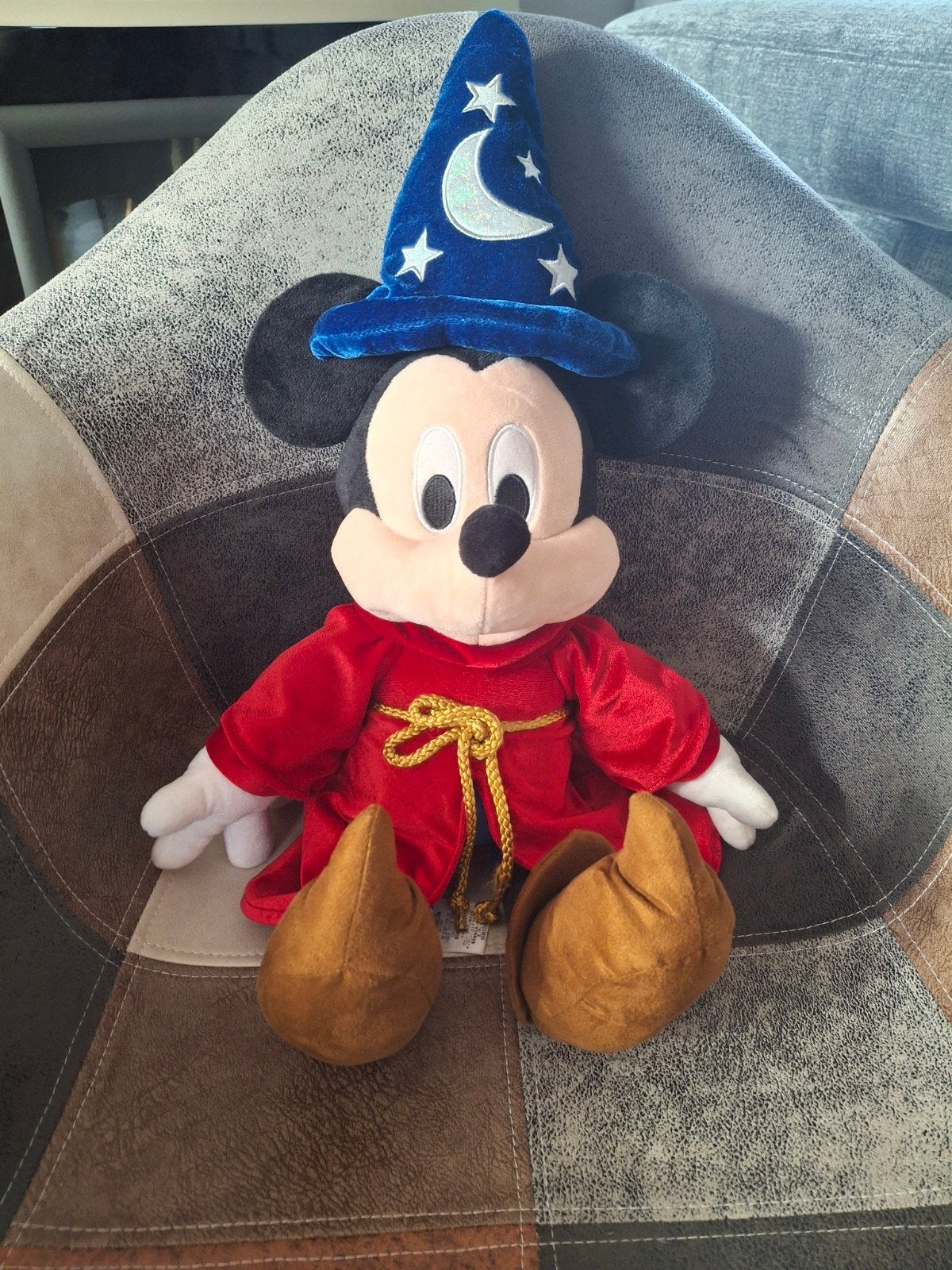 Mooie Knuffel Mickey Mouse Fantasia Disneyland, Disneystore, Verzamelen, Ophalen, Mickey Mouse, Knuffel