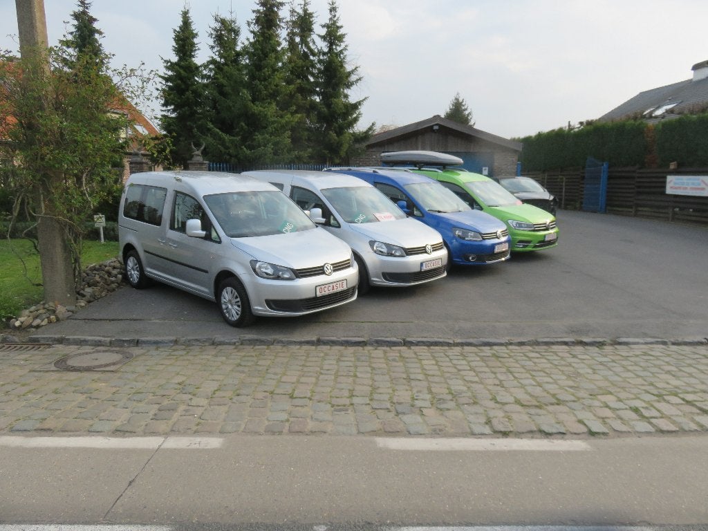 vw caddy 1400 tfsi  AUTOMAAT..ALLTRACK 5 ZITPL .29/11/2017, Auto's, Stof, Euro 6, Blauw, Bedrijf