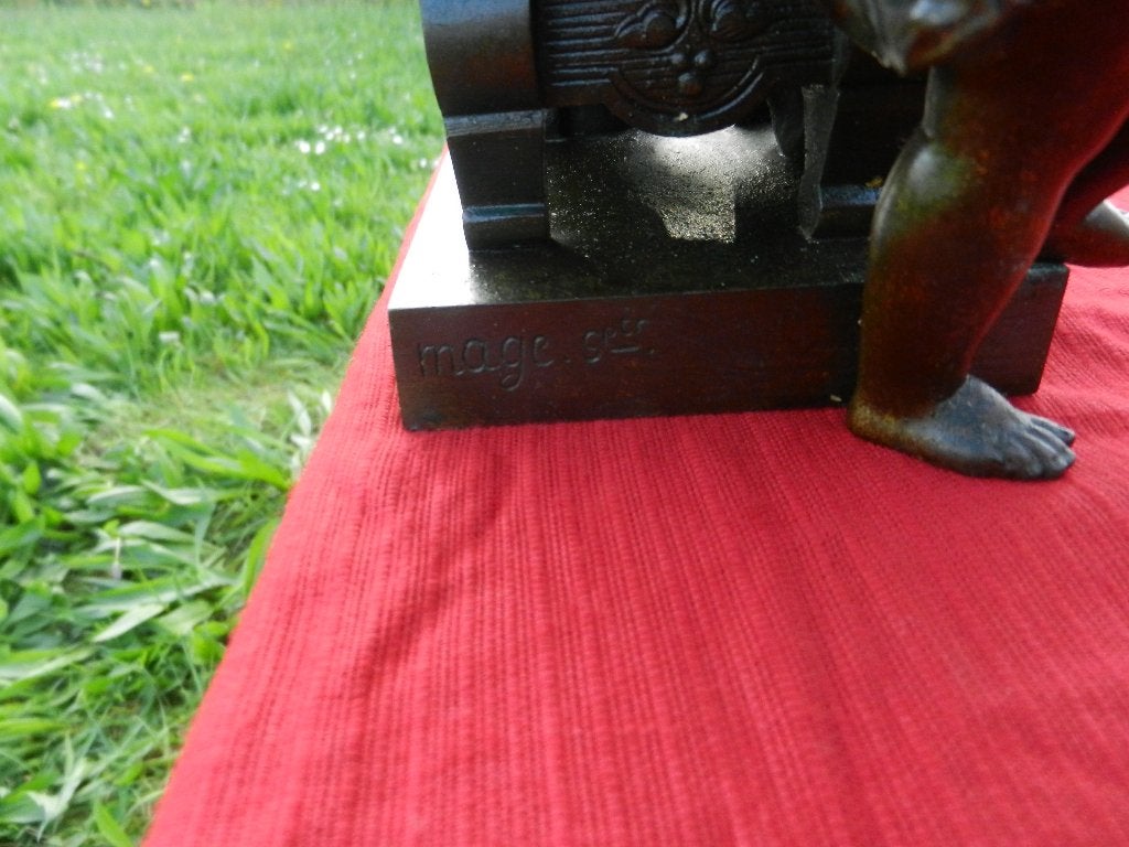 Bronzen Antieke Muzikanten Beelden, Ophalen, Brons, Beeld, Vrouw