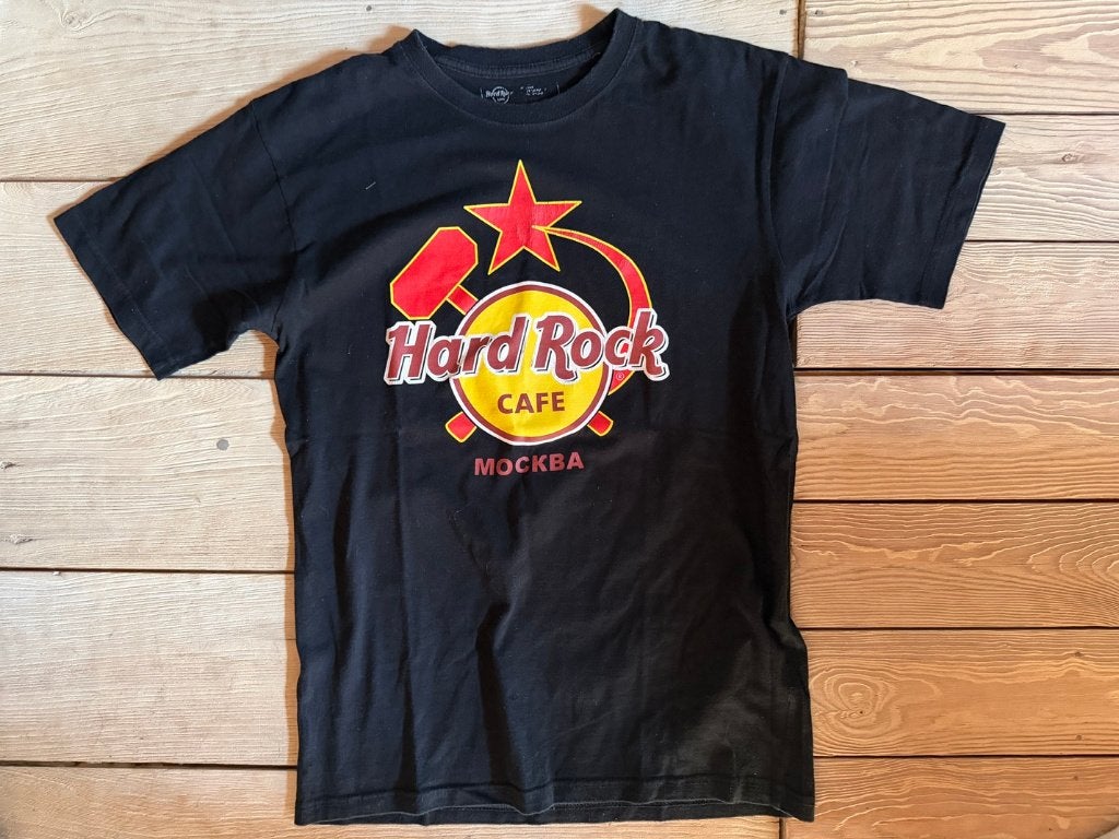 Hard Rock Cafe shirt - Moskou Mockba, Collections, Vêtements & Patrons, Enlèvement ou Envoi, Utilisé, Chemise, Hard Rock Cafe