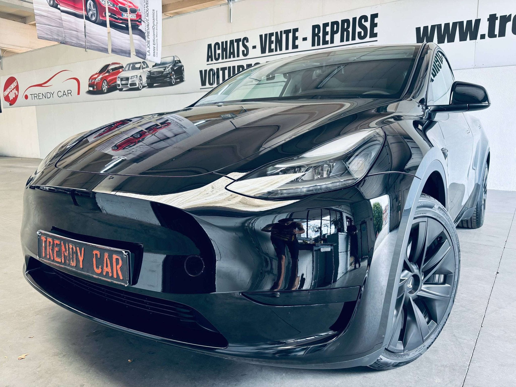 Tesla Model Y RWD standard TVA%+ACC+PANO+CAM+AUTOPILOT, Auto's, Tesla, Achterwielaandrijving, Gebruikt, 600 km, Zwart