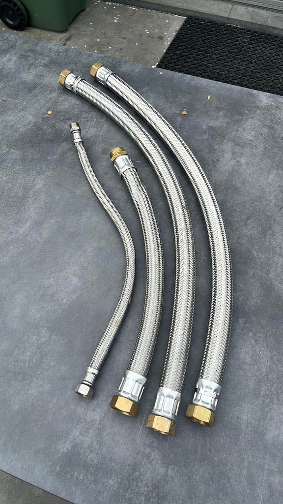 Conduites d'eau flexibles 1" tressées en INOX, Enlèvement ou Envoi, Neuf, Inox, Autres types