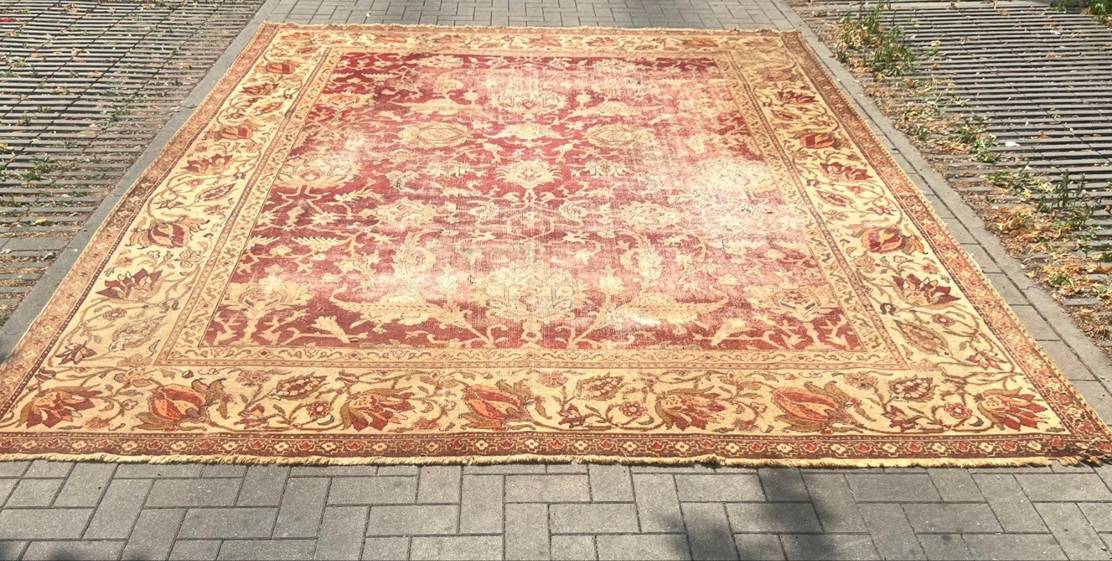 antik tapis tapijt, Ophalen of Verzenden