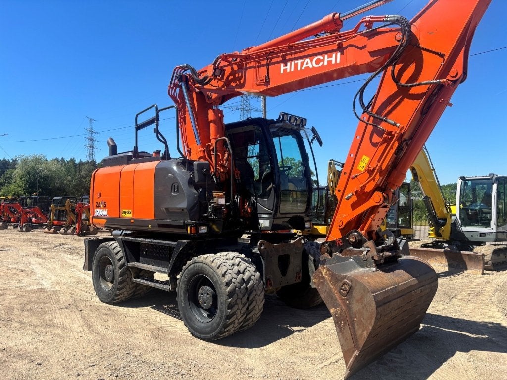 bandenkraan Hitachi ZX170W-6, Ophalen, Graafmachine