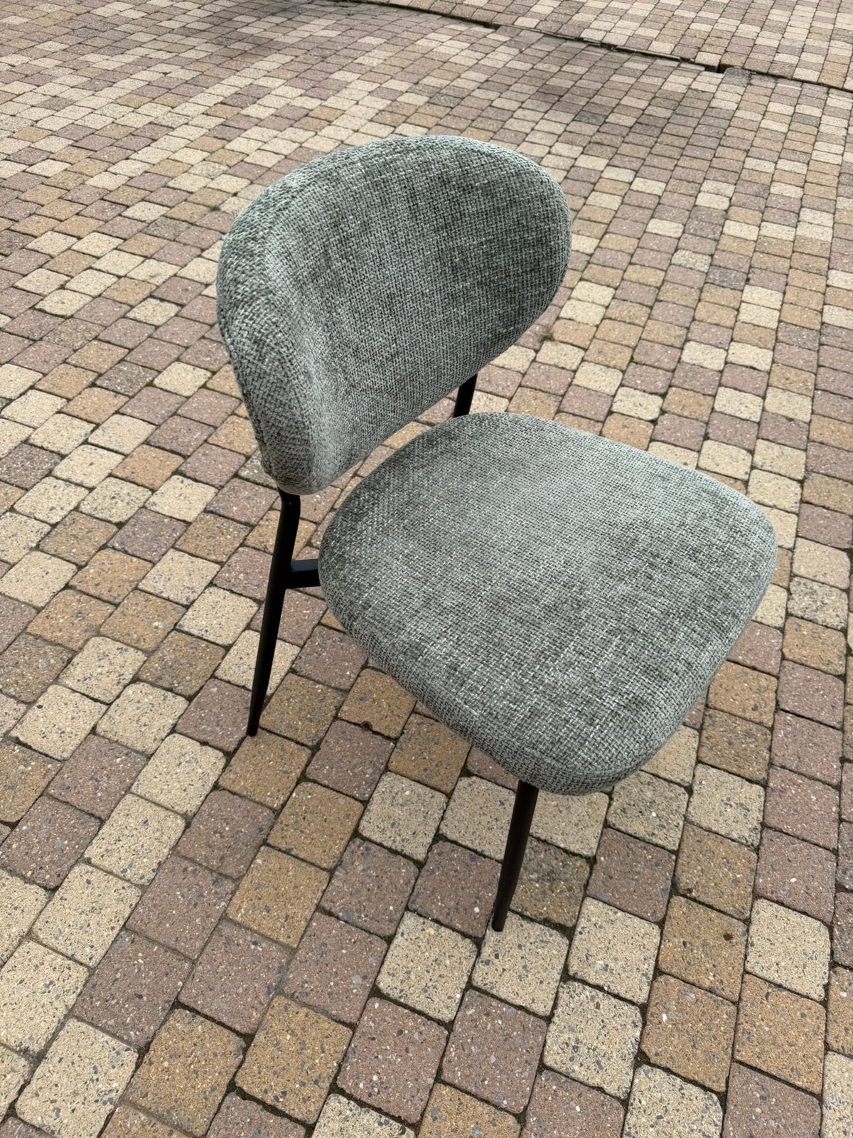 6 eetkamerstoelen, Ophalen, Overige kleuren, Zo goed als nieuw, Stof