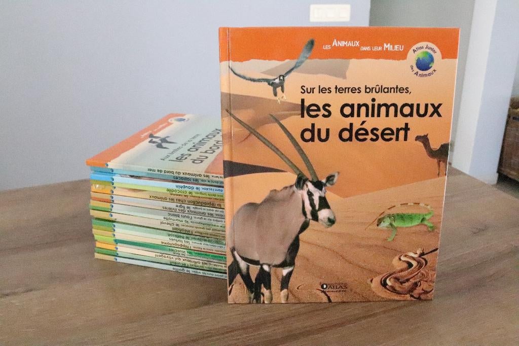 Atlas Junior des animaux - 21 tomes, Livres, Animaux & Animaux domestiques, Utilisé, Oiseaux, Enlèvement ou Envoi