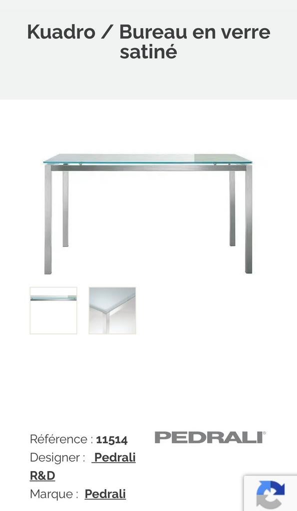 Table Pedrali, Vintage, Enlèvement, Comme neuf
