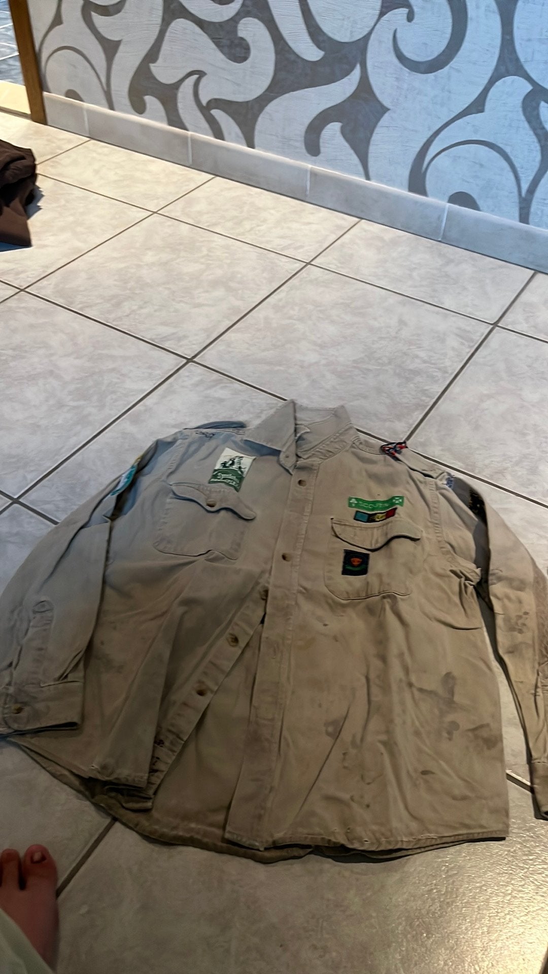 Hemd/sjaal, Collections, Scoutisme, Enlèvement, Utilisé