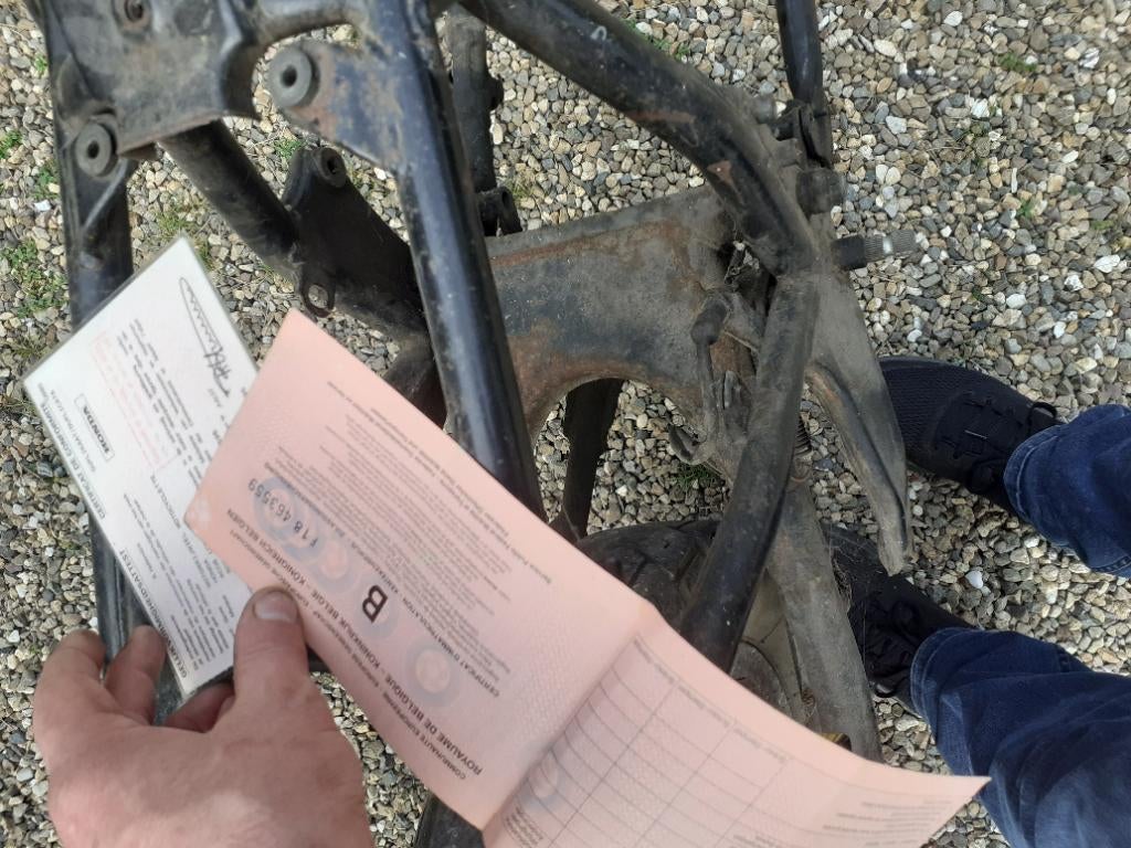 Honda FRAME  CB 750  bj 1981 met belgische papieren, Motos, Enlèvement, Utilisé