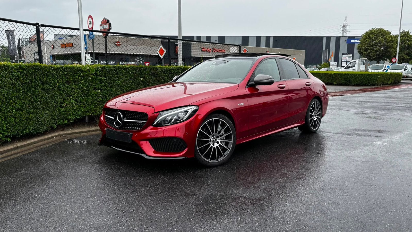Mercedes C43 Headup Pano memory full option 2017, Auto's, Mercedes-Benz, Automaat, Euro 6, Bedrijf, Berline