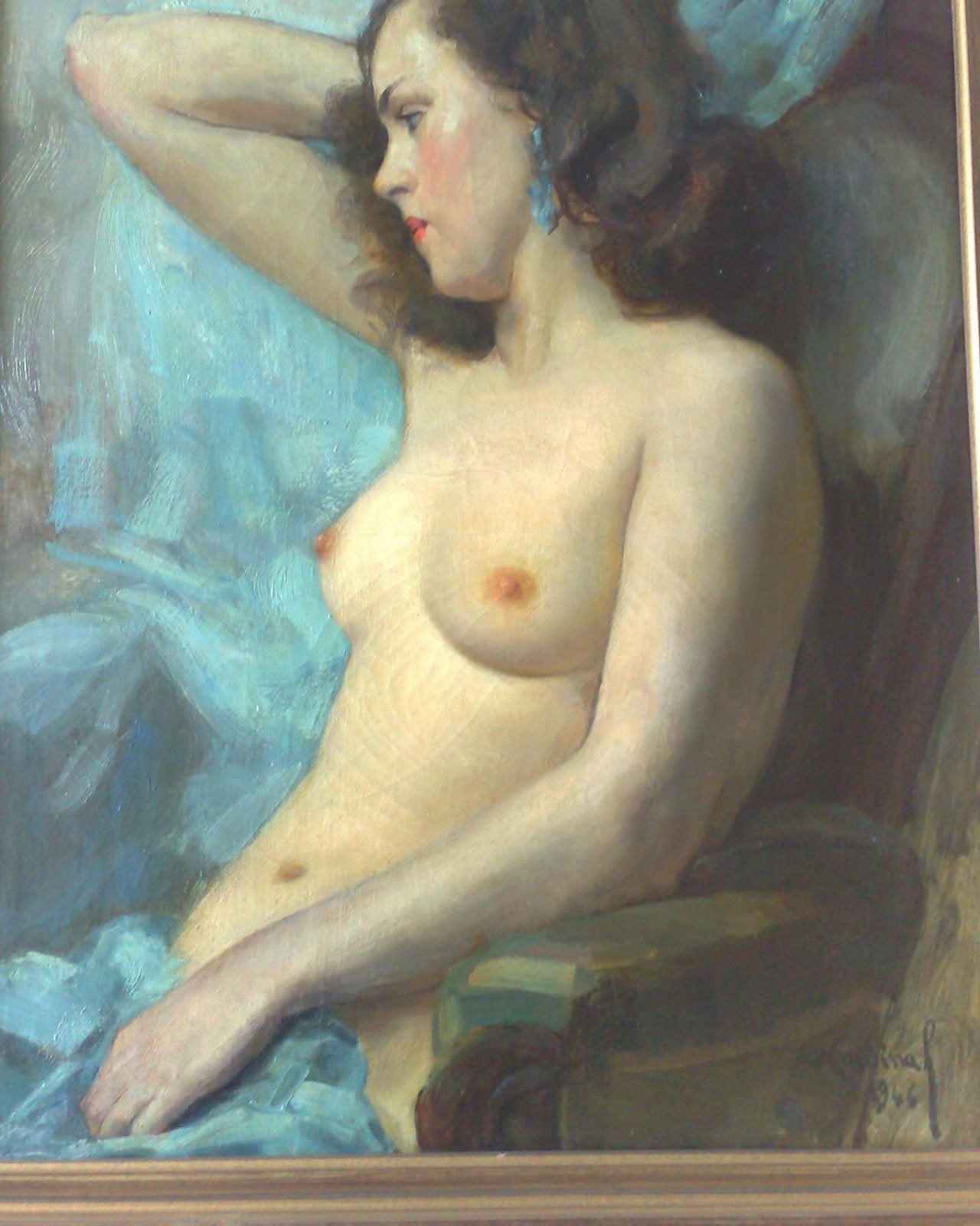 Emile Valentin Cardinal (1883-1970), Portrait ou Personnes, Peinture à l'huile, Enlèvement, Toile