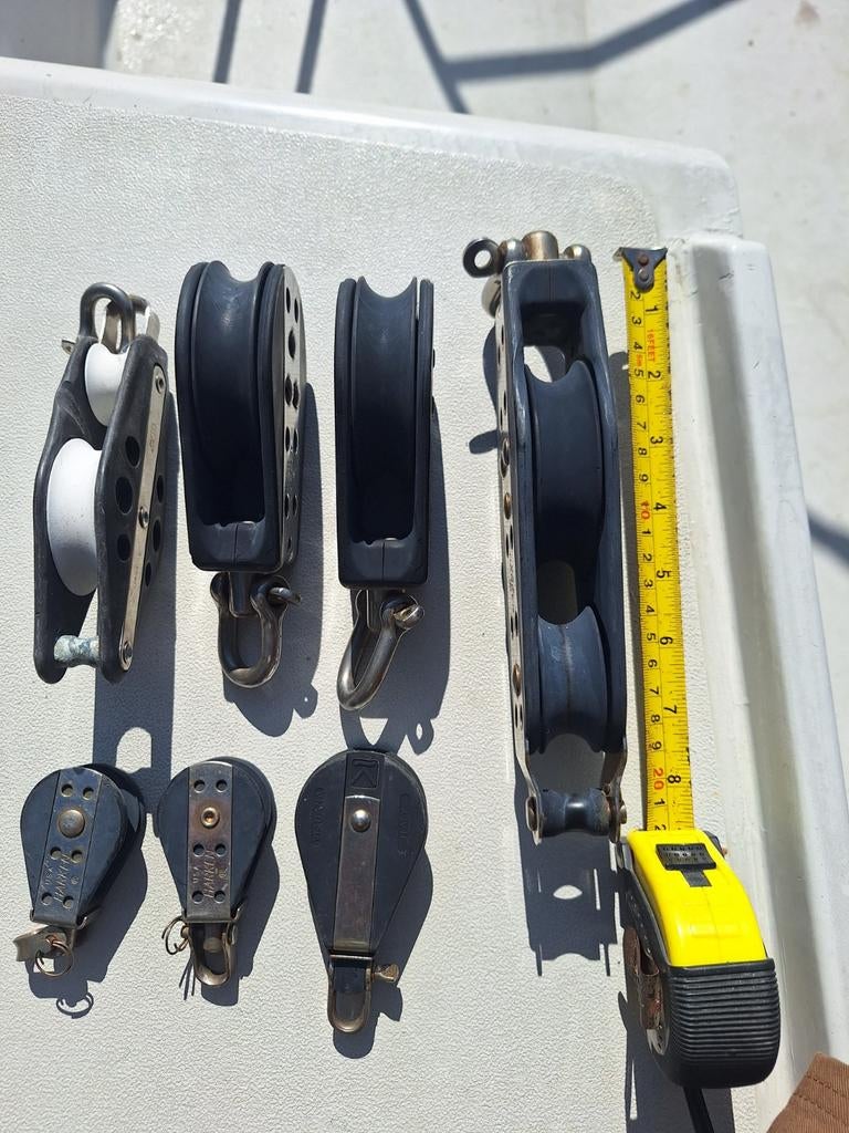 HARKEN blokken, Watersport en Boten, Zeilen en Zeiltoebehoren, Ophalen of Verzenden