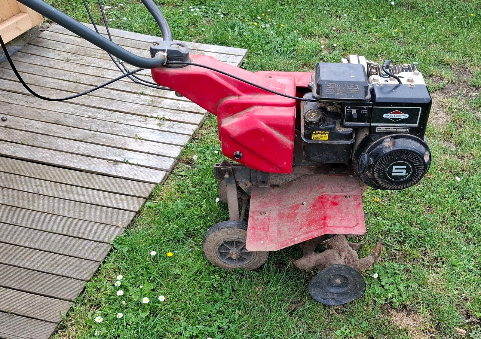Motoculteur, Enlèvement