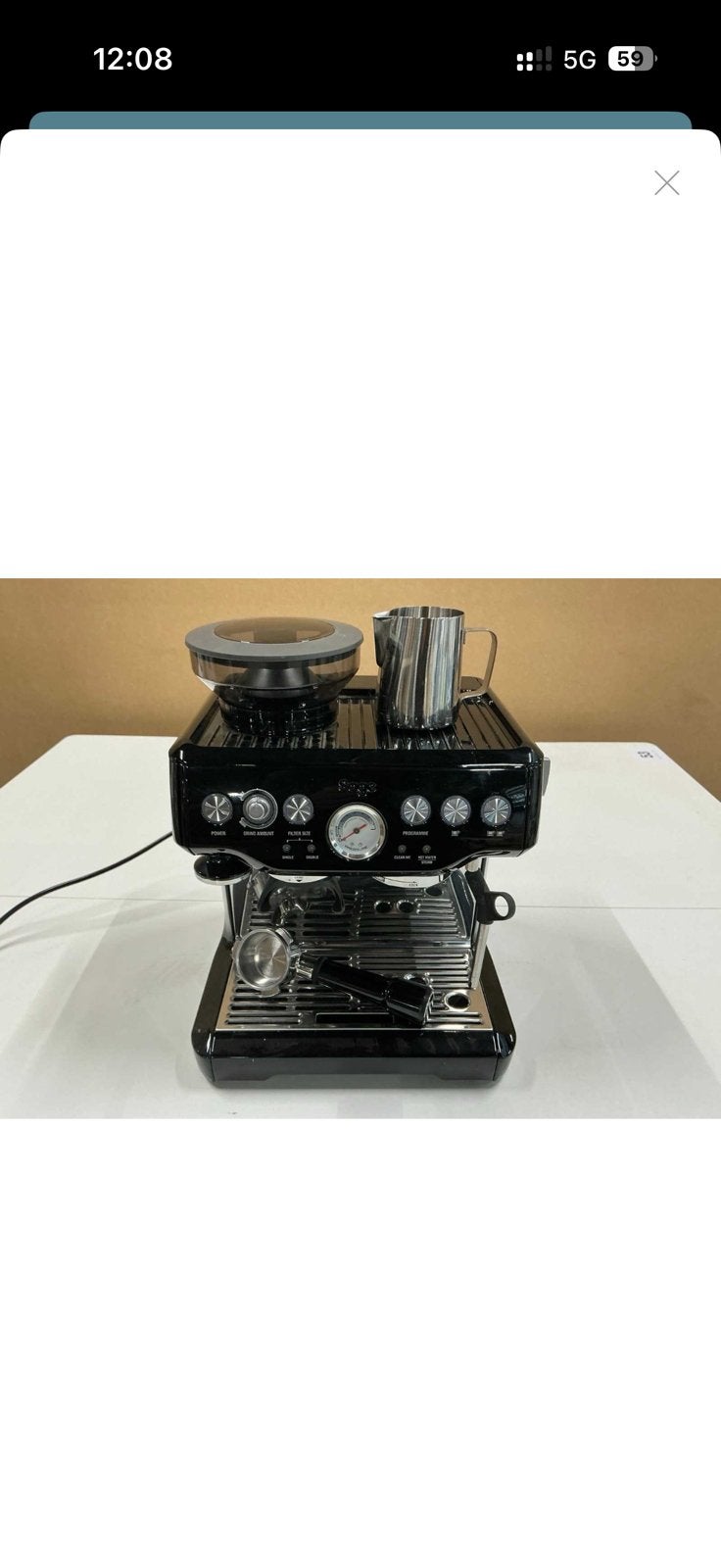 Machine a cafe sage, Electroménager, Enlèvement ou Envoi, Comme neuf, Sage