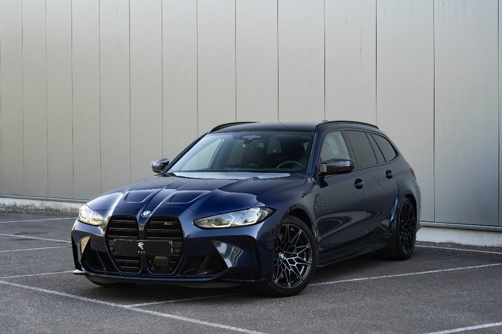 BMW M3 Comp M xDrive Touring BTW|Lichte Vracht|BMW Garantie, Automaat, 2993 cc, Blauw, Leder