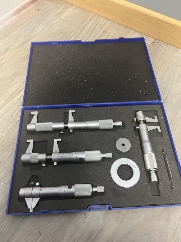 binnen micrometer set, Ophalen, Zo goed als nieuw