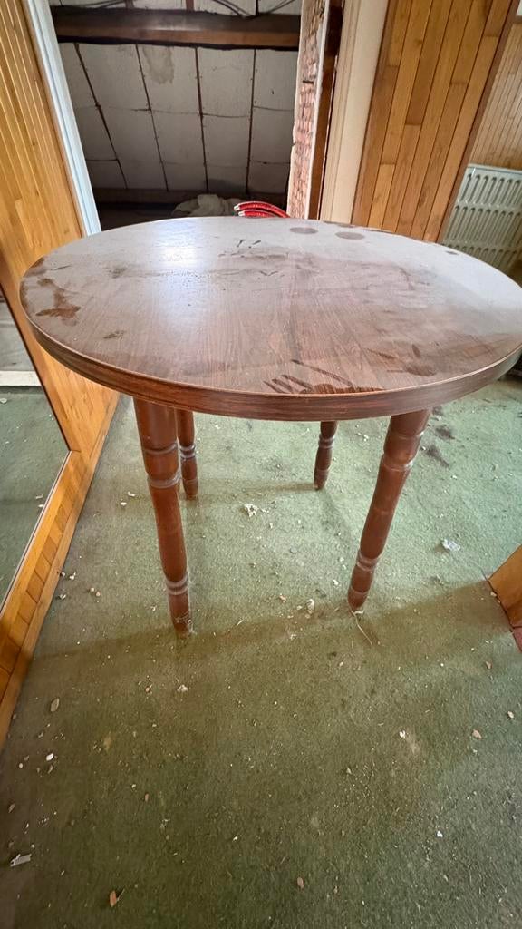 Mooie bruine tafel te koop, Ophalen, Gebruikt