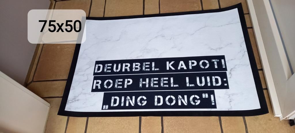 Leuke nieuwe deurmat, Tuin en Terras, Ophalen of Verzenden