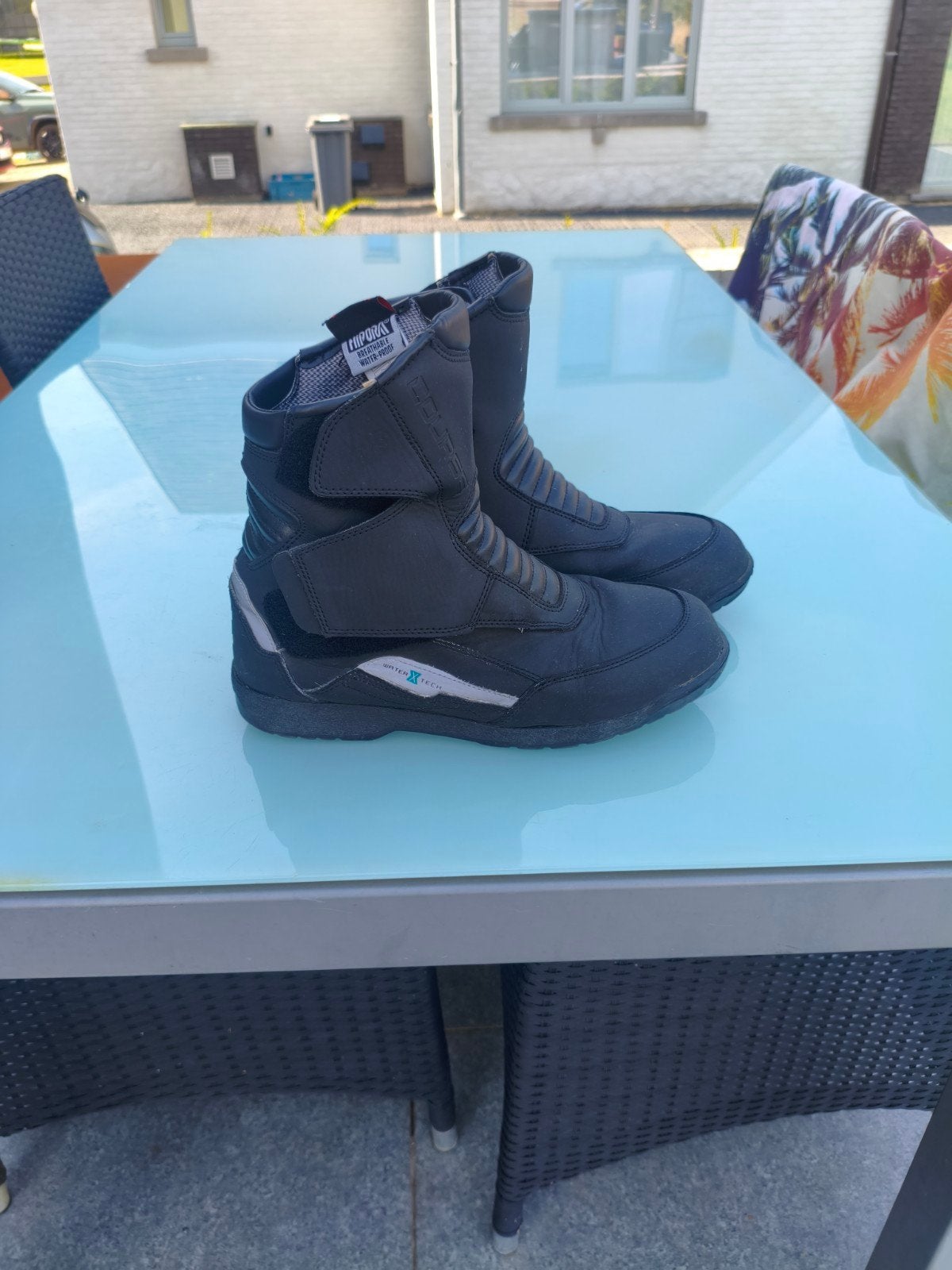 Motorschoenen course, Ophalen