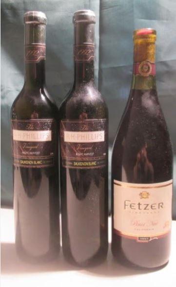 3 vins de Californie de 1992 à 1999, Collections, Vins, Enlèvement ou Envoi, Pleine, Comme neuf, Amérique du Nord