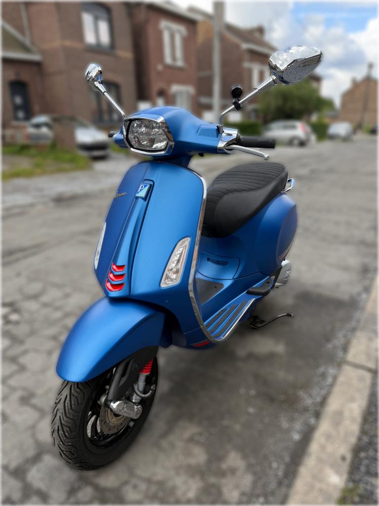 Vespa Sprint 125 S ABS bleu, 125 cm³, Vespa S, Comme neuf, Enlèvement