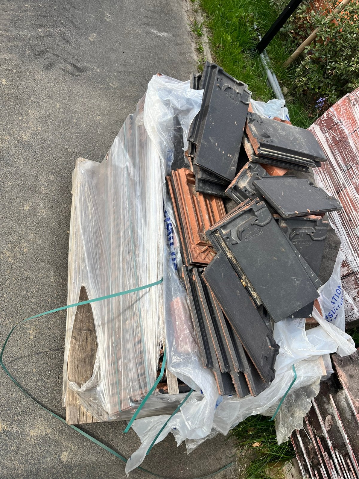 Vauban antraciet dakpannen, Doe-het-zelf en Bouw, Dakpannen en Dakbedekking, Ophalen, Steen of Klei, Zwart, Nieuw