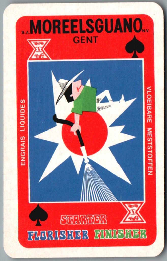 joker - J4356 - Moreels guano Gent, Verzamelen, Speelkaarten, Jokers en Kwartetten, Verzenden, Zo goed als nieuw, Joker(s)