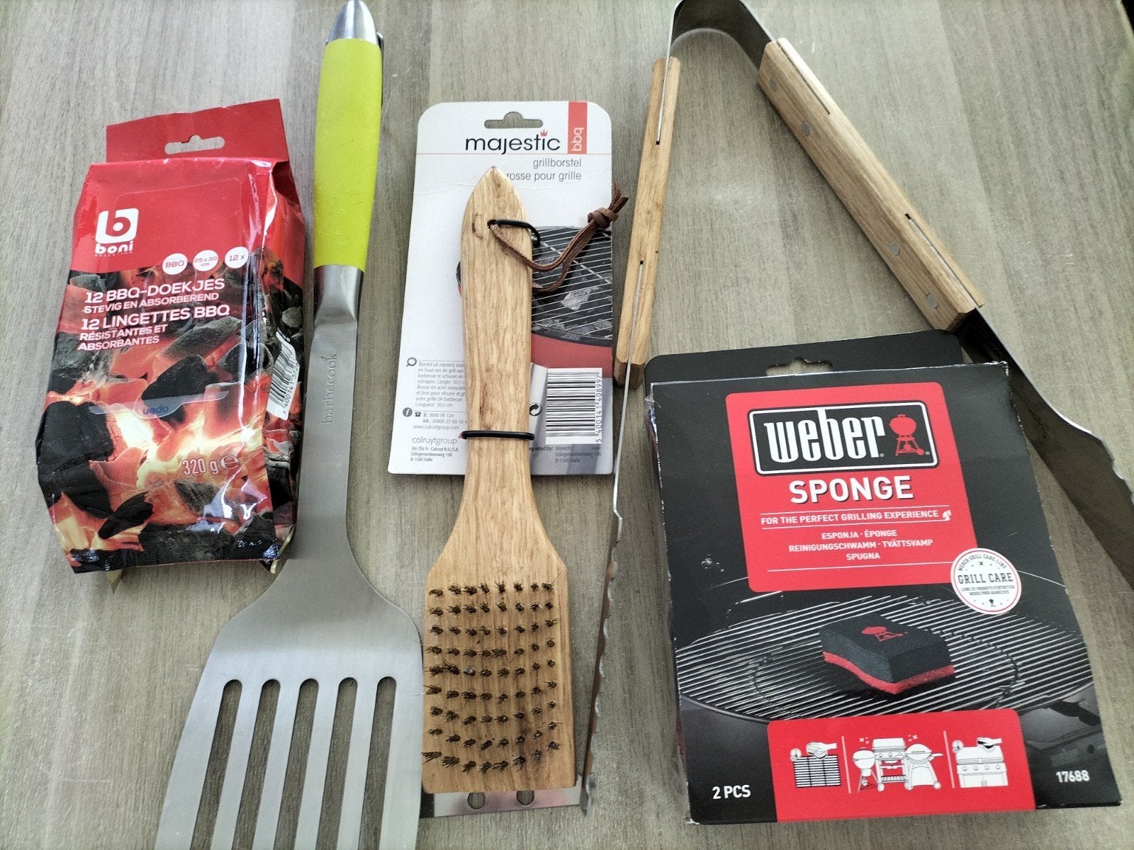 Barbecue set 5-delig, Ophalen of Verzenden