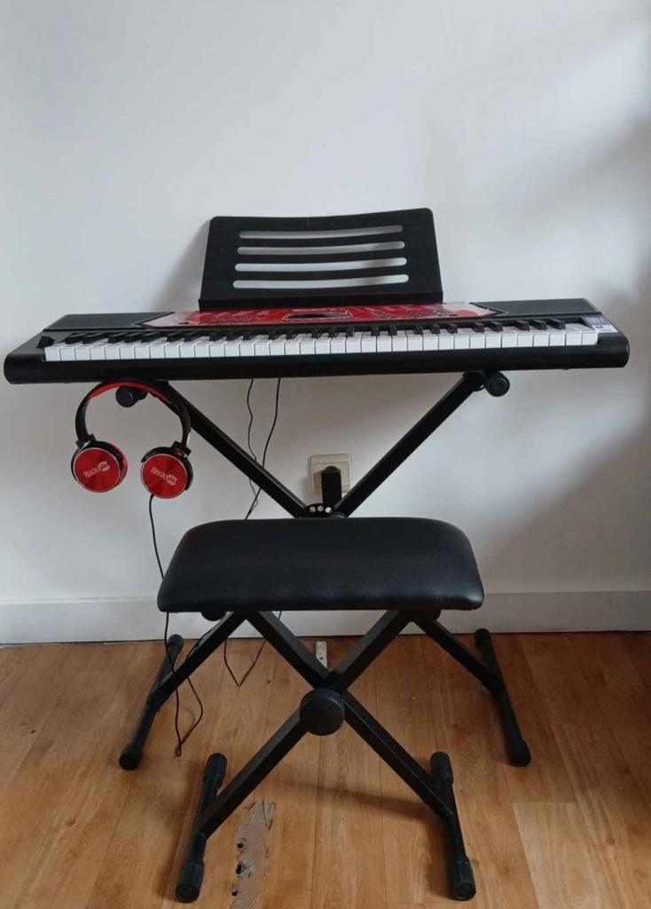 Clavier électronique RockJam 61 touches, Muziek en Instrumenten, Keyboards, Midi-aansluiting, Ophalen, Overige merken, 61 toetsen