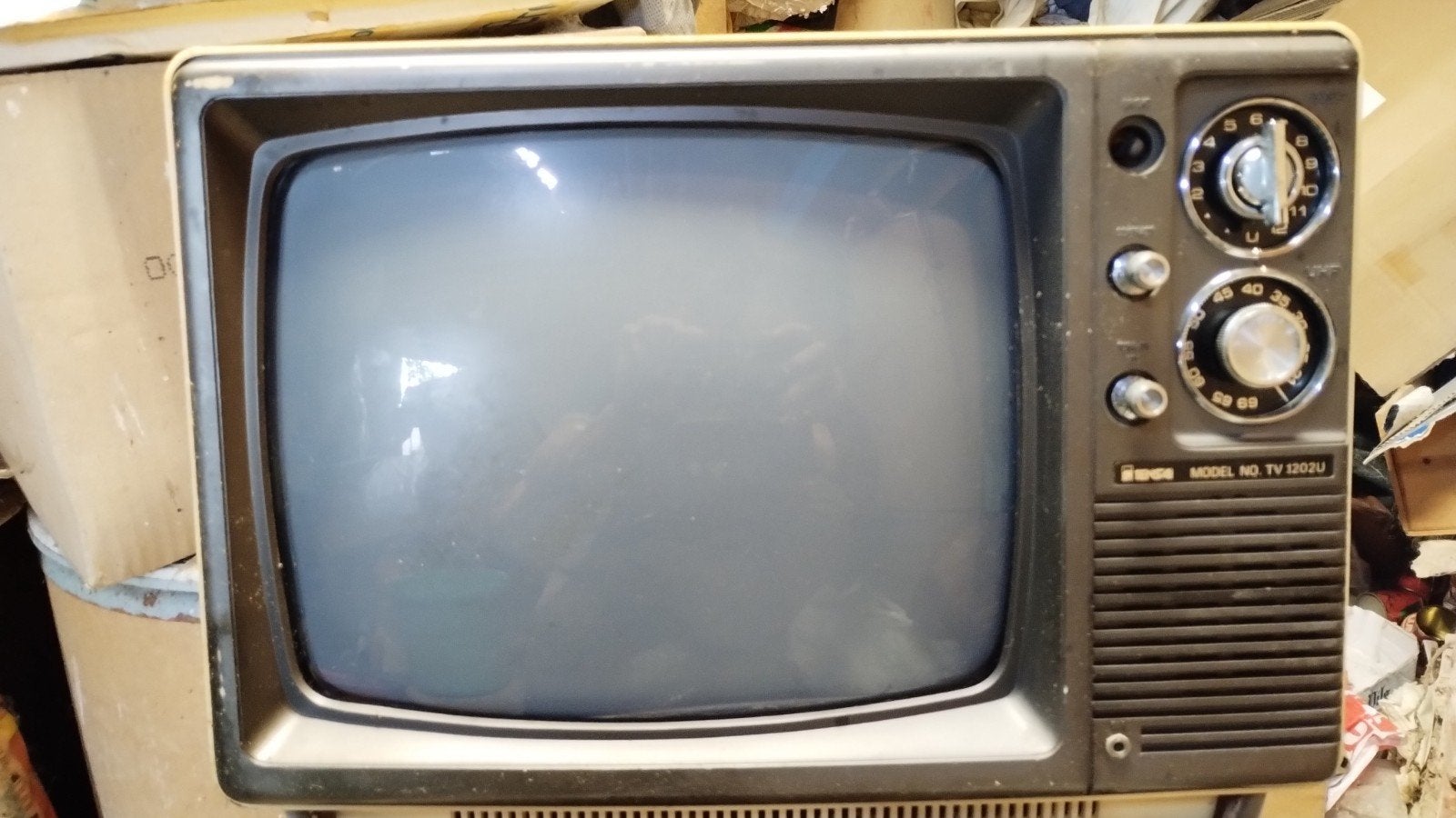 oude tensai tv uniek model, Antiek en Kunst, Ophalen