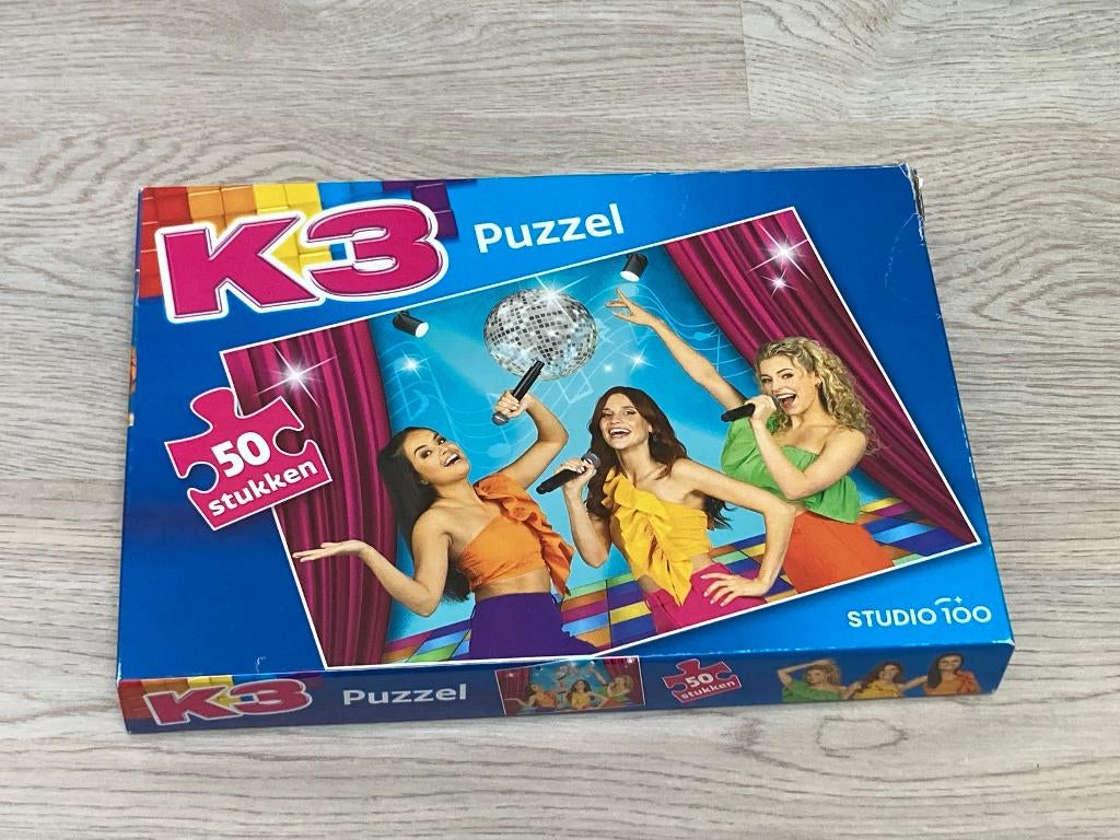 Puzzel K3, Kinderen en Baby's, Speelgoed | Kinderpuzzels, Ophalen of Verzenden, 10 tot 50 stukjes, Zo goed als nieuw