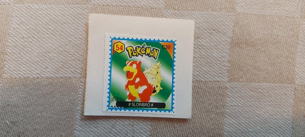 Timbre Pokemon Rare Limité Slowbro, Enlèvement ou Envoi, Neuf, Autres types