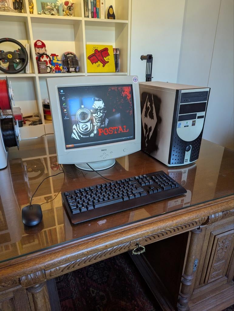 PC de jeu rétro Windows XP, Enlèvement