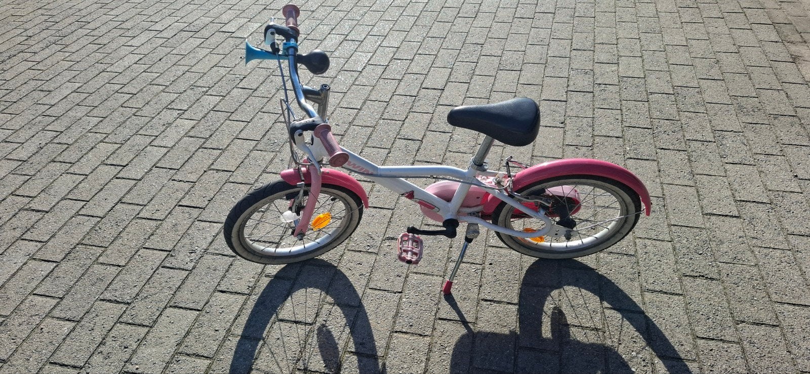 kinderfiets 16 inch, Fietsen en Brommers, Ophalen, Zo goed als nieuw, Trommelrem, 16 tot 20 inch