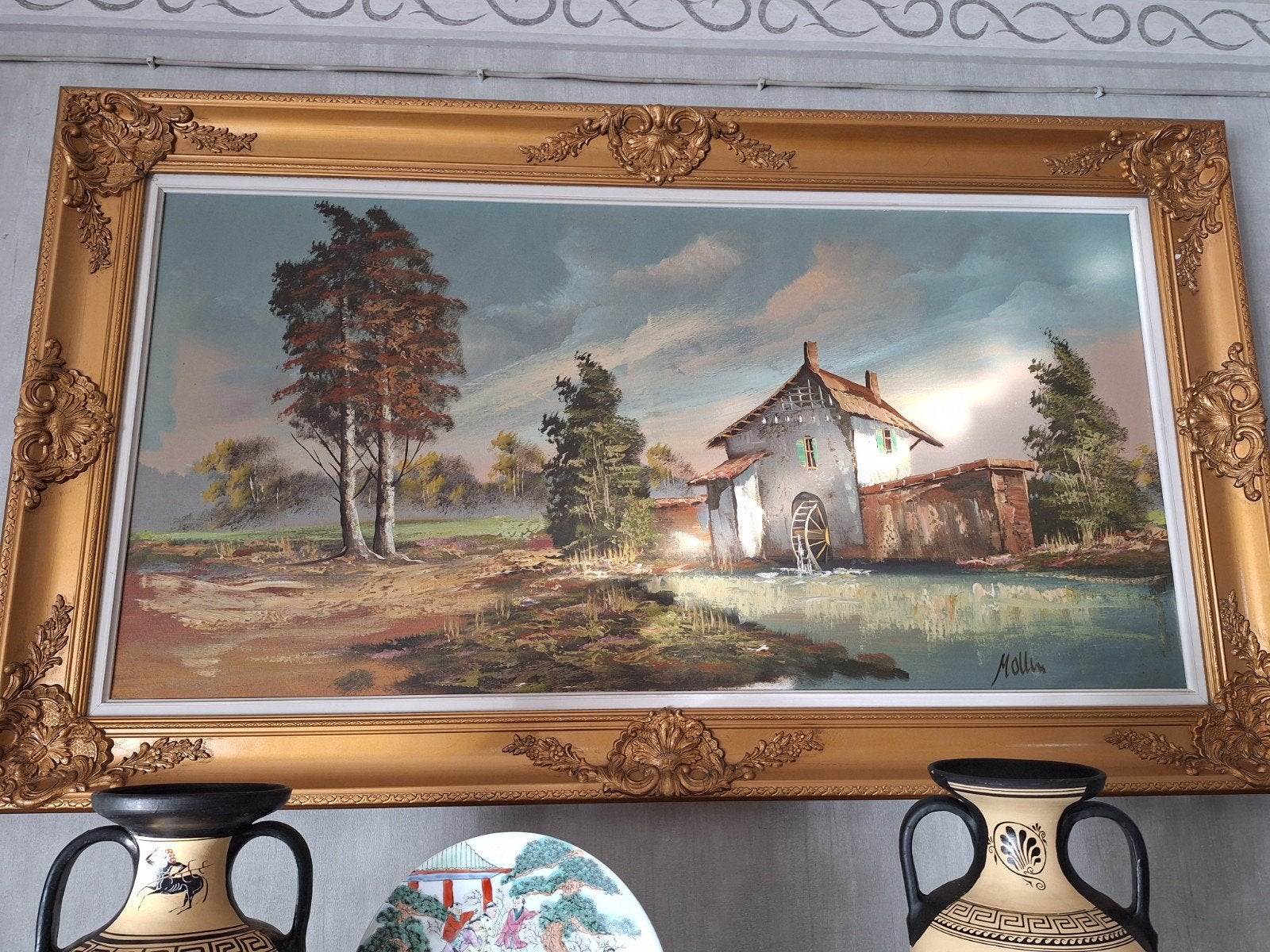 schilderij Millon, Ophalen
